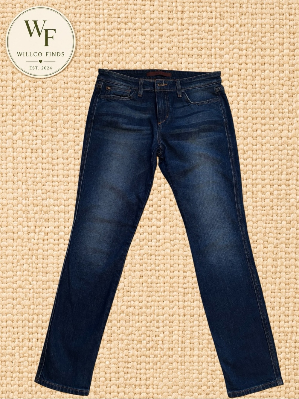 Joe's Straight Leg Dark Blue Denim Ankle Women’s Jeans Size 28